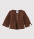 Cardigan per bebè in misto lana e cotone