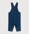 Salopette lunga in denim per bebè blu BLEU DELAVE