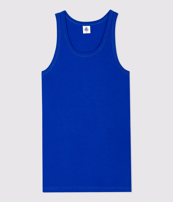 Canottiera iconica in cotone Donna blu SURF