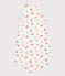 Sacco nanna neonato in cotone a fiori TOG 1 bianco MARSHMALLOW/bianco MULTICO