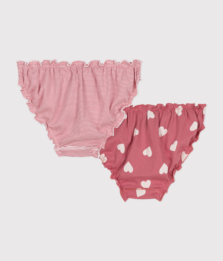 Set di 2 vezzosi slip in cotone donna multicolore