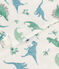 Pigiama in cotone con dinosauri stampati bambino bianco MARSHMALLOW/bianco MULTICO