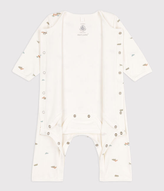 Bodyjama stampato in cotone bianco MARSHMALLOW/bianco MULTICO