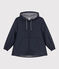 Cerata con cappuccio donna blu SMOKING