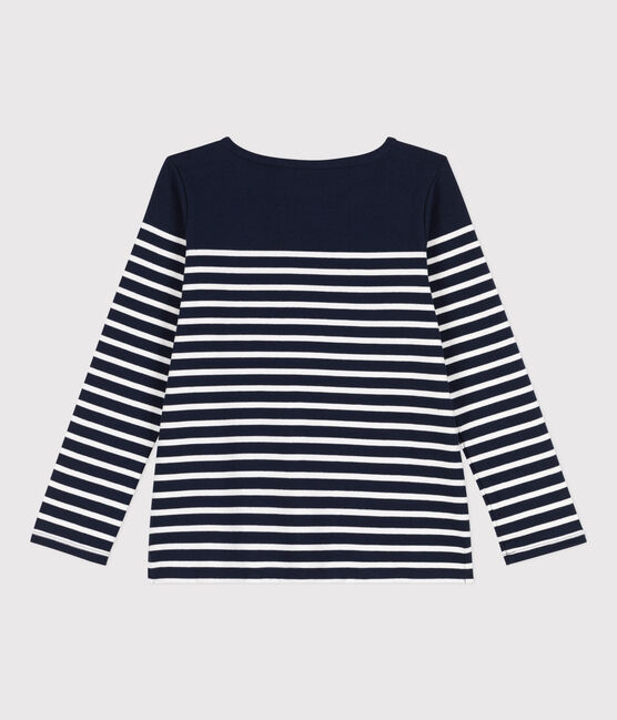 Marinière iconica in cotone Donna blu SMOKING/bianco MARSHMALLOW