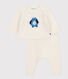 Set 2 pezzi in maglia con pinguino stampato neonato
