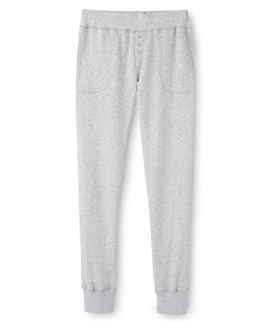 pantalone donna in tubique extrafine grigio POUSSIERE CHINE