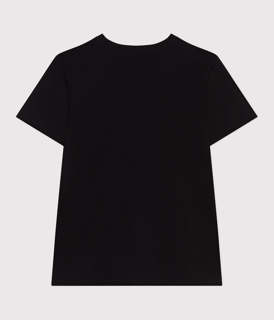 T-shirt donna Le Droit in cotone tinta unita nero BLACK