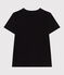 T-shirt donna Le Droit in cotone tinta unita nero BLACK