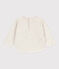 T-shirt maniche lunghe bebè in tubique beige MONTELIMAR CHINE