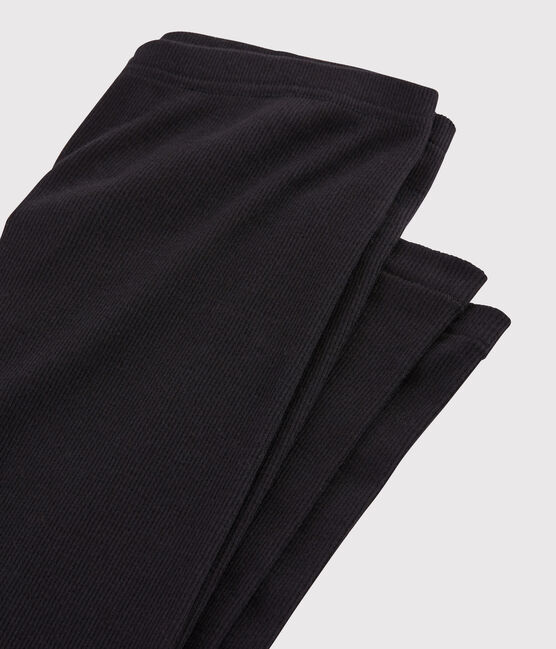 Leggings in lana e cotone Donna nero NOIR