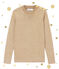 pull marin iconico donna marrone BRINDILLE/giallo DORE