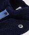 Cappotto imbottito in sherpa tinta unita neonato blu/multicolore