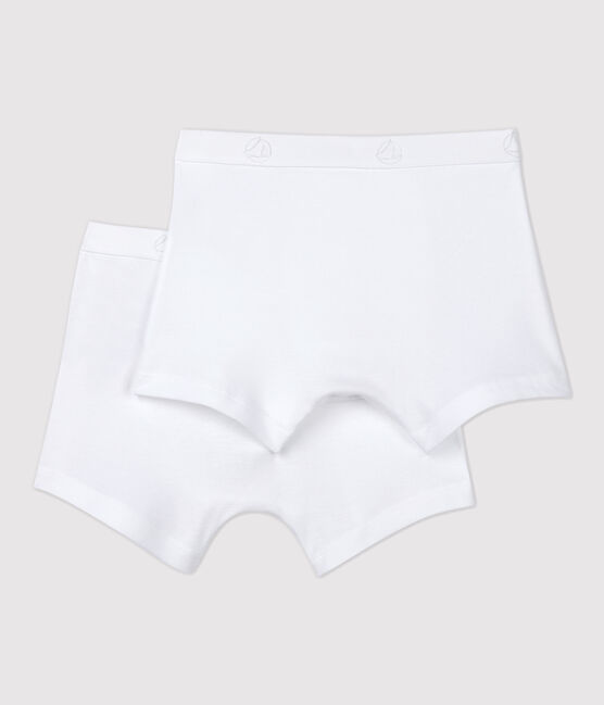 Confezione da 2 boxer bianchi bambino variante 1