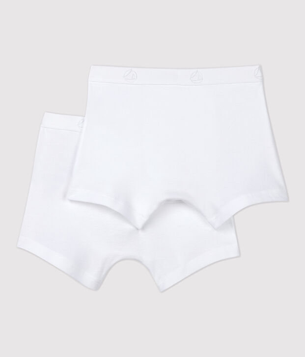 Confezione da 2 boxer bianchi bambino multicolore