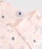 Pigiama snugfit bambina fantasia principesse in cotone rosa FLEUR/bianco MULTICO