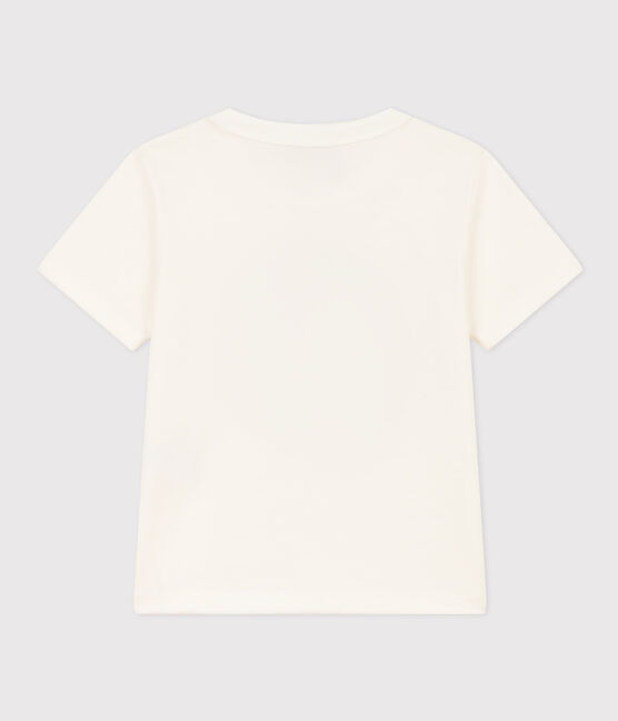 T-shirt bambino unisex a maniche corte in cotone bianco MARSHMALLOW