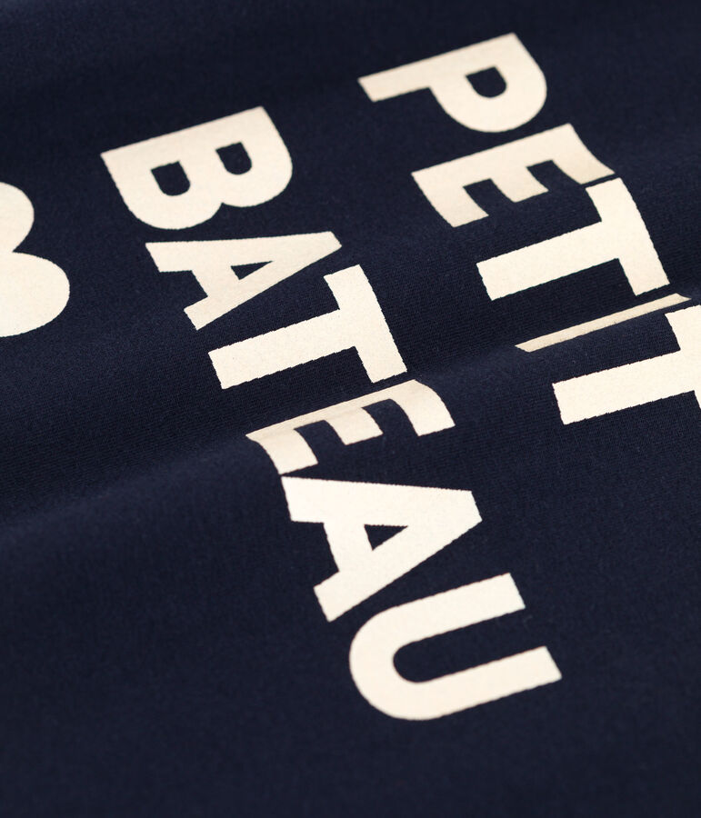 T-shirt LE BOXY larga in cotone donna blu