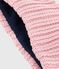Snood in maglia foderata in pile neonata rosa CHARME