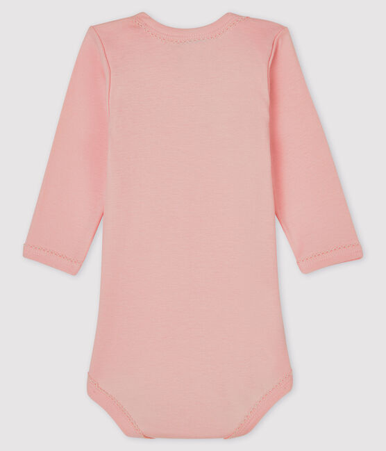 Body manica lunga bebè femmina rosa MINOIS