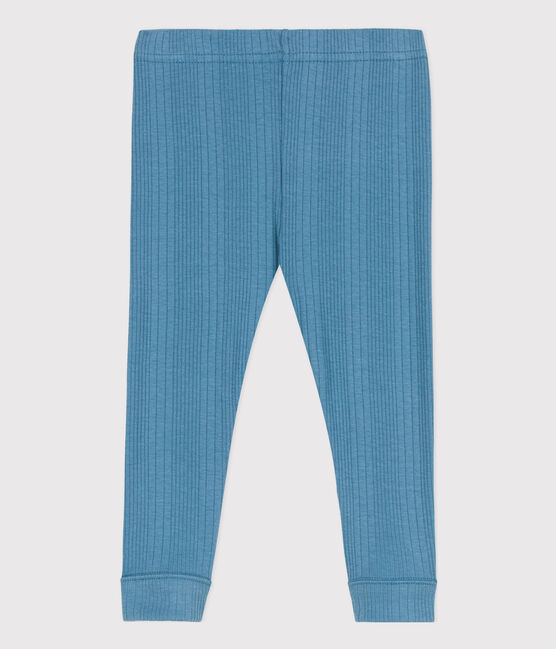 Leggins per bebè in cotone  blu LAVIS