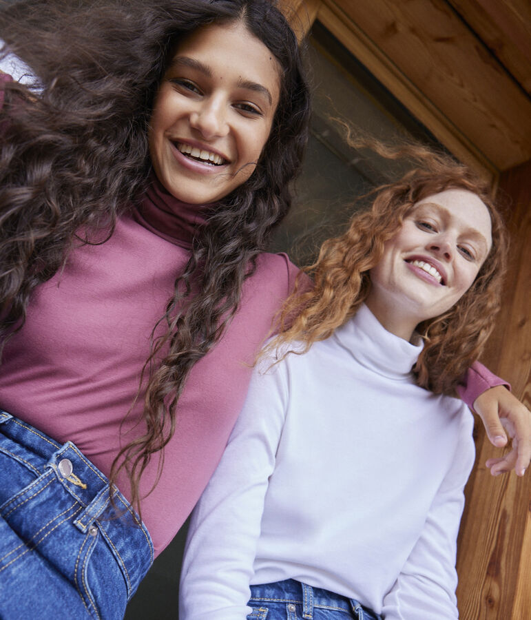 T-shirt L'ICONIQUE in cotone donna marrone JUKE BOX