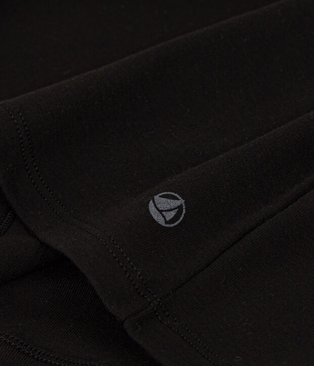 T-SHIRT' iconico girocollo da donna in cotone nero