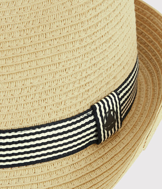 Cappello di paglia bambina-bambino rosa NATUREL