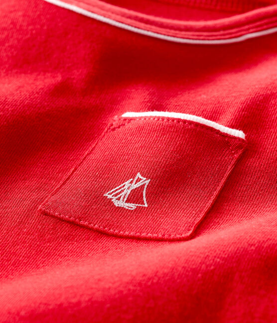 Tee shirt manches courtes bébé garçon rosso TERKUIT CN