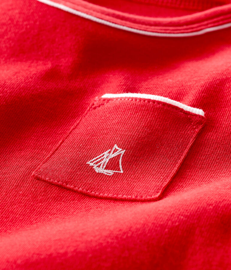 Tee shirt manches courtes b&eacute;b&eacute; gar&ccedil;on rosso