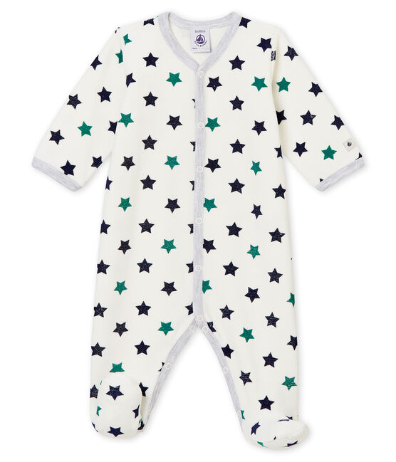 Tutina per bebé maschio bianco MARSHMALLOW/bianco MULTICO
