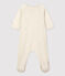 Tutina pigiama bebè in cotone biologico beige MONTELIMAR CHINE
