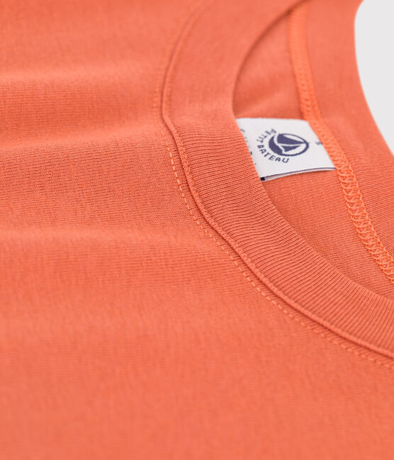 T-shirt L'ICONIQUE girocollo in cotone da donna rosa BRANDY