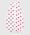 Sacco nanna neonato in cotone a cuori TOG 1 bianco MARSHMALLOW/rosso TERKUIT