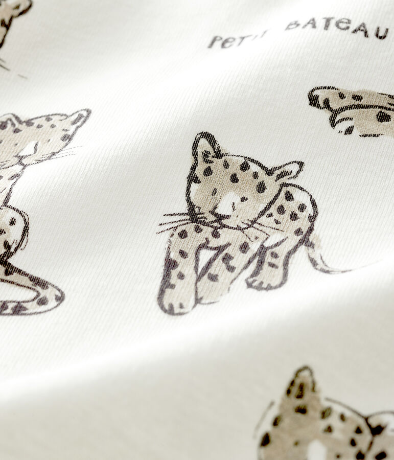 T-shirt maniche corte beb&egrave; maschio bianco