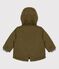 Parka impermeabile bebè. verde MILITARY