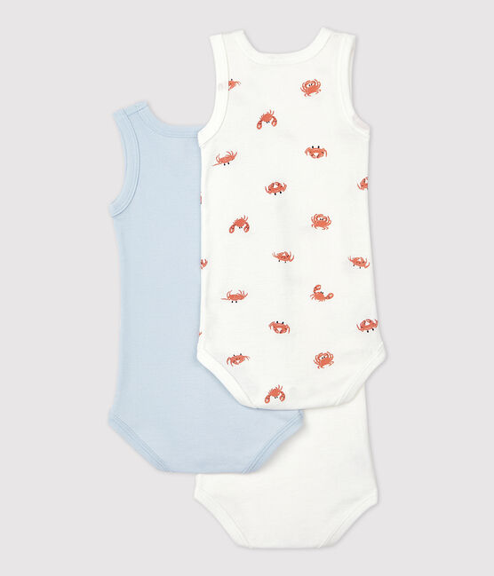 Confezione da 3 body senza maniche in cotone variante 1