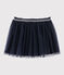Gonna in tulle bambina blu SMOKING