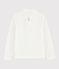 T-shirt con collaretto bambina bianco MARSHMALLOW