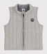 Gilet senza maniche in tubique neonato