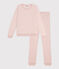 Pigiama donna in spugna bouclette rosa SALINE