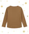 tee-shirta maniche lunghe marrone BRINDILLE/giallo DORE