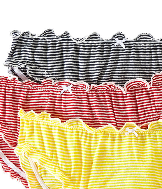 Lotto di 3 culottes con volants donna bianco LOT