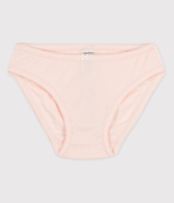La mutandina in cotone per bambina rosa FLEUR