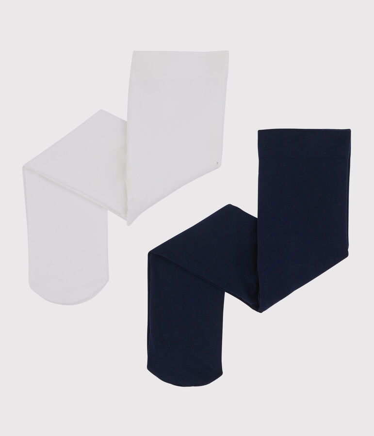 Confezione da 2 paia di collant beb&egrave; multicolore