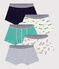 Set di boxer in cotone con stampa di animali bambino variante 1