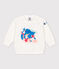 Felpa bebè Petit Bateau x Water Family bianco MARSHMALLOW