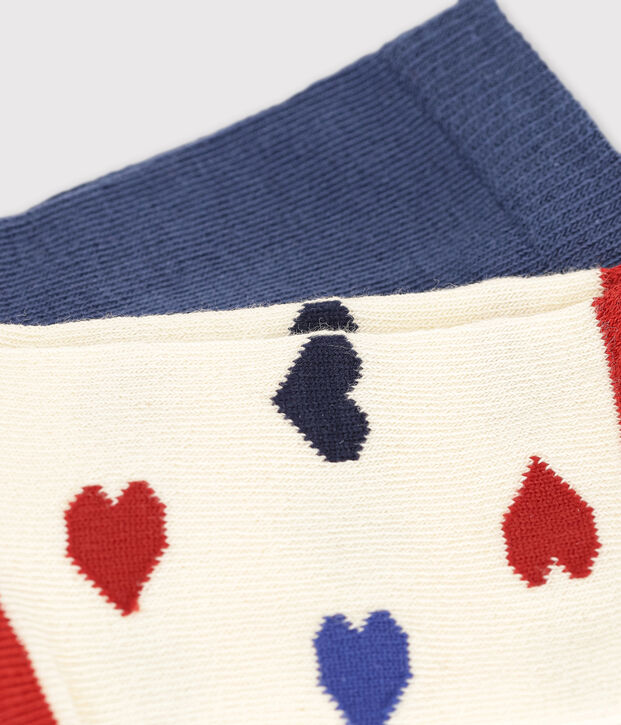 Confezione da 2 paia di calzini bambina multicolore