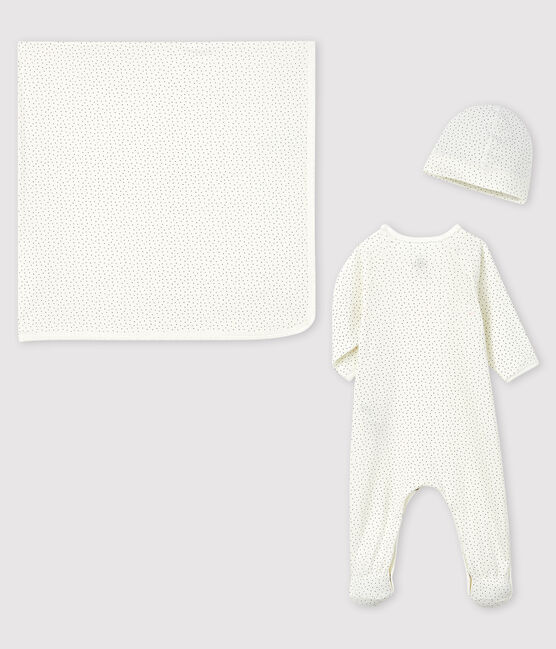 Cofanetto regalo nascita bimba a coste variante 1