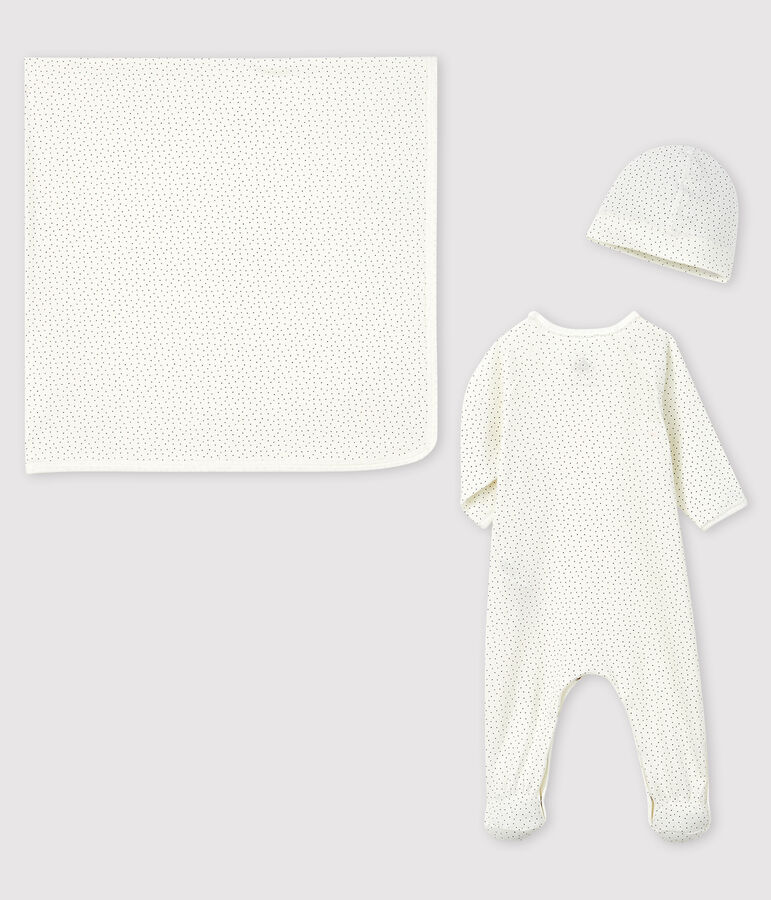 Cofanetto regalo nascita bimba a coste variante 1